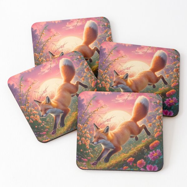 Item preview, Fox Portrait. Spring fox, floral fox, fox painting, Raphael style designed and sold by FoxVibes.