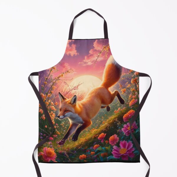 Item preview, Fox Portrait. Spring fox, floral fox, fox painting, Raphael style designed and sold by FoxVibes.