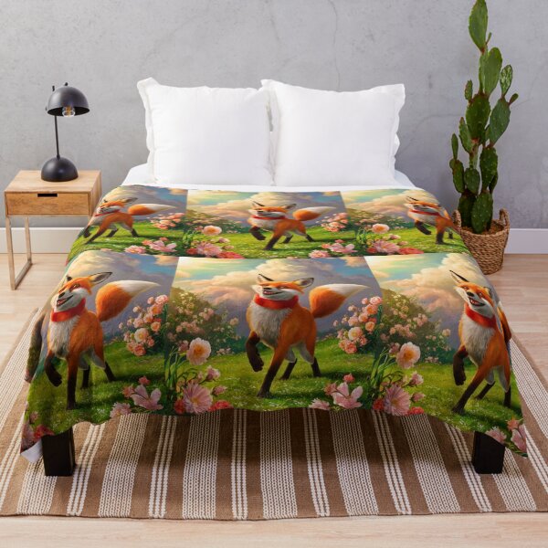 Artikelvorschau, Fuchs-Portrait. Frühlingsfuchs, Blumenfuchs, Fuchsmalerei, Raphael-Stil entworfen und verkauft von FoxVibes.