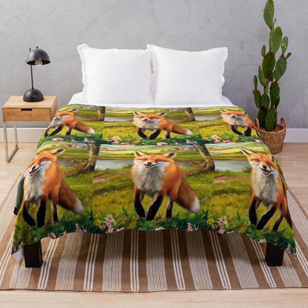 Artikelvorschau, Fuchs-Portrait. Frühlingsfuchs, Blumenfuchs, Fuchsmalerei, Raphael-Stil entworfen und verkauft von FoxVibes.