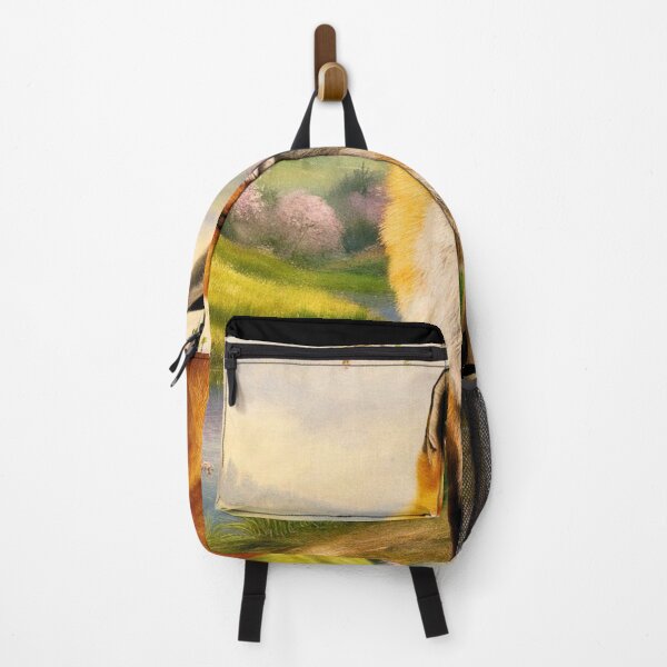 Item preview, Fox Portrait. Spring fox, floral fox, fox painting, Raphael style designed and sold by FoxVibes.