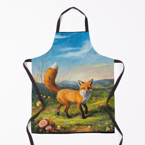 Item preview, Fox Portrait. Spring fox, floral fox, fox painting, Raphael style designed and sold by FoxVibes.