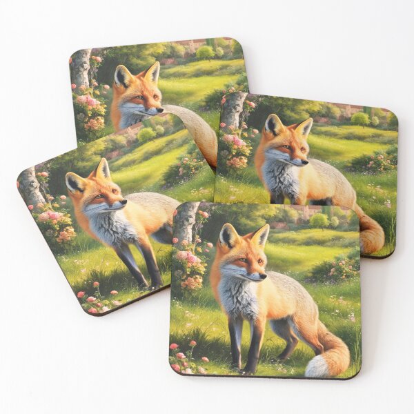 Artikelvorschau, Fuchs-Portrait. Frühlingsfuchs, Blumenfuchs, Fuchsmalerei, Raphael-Stil entworfen und verkauft von FoxVibes.