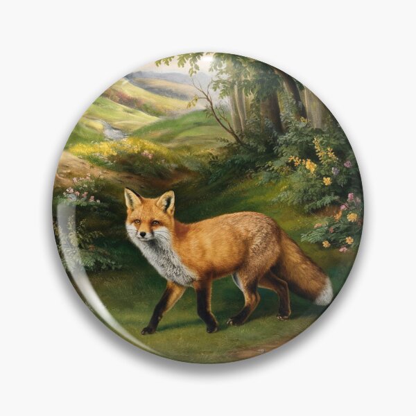 Item preview, Fox Portrait. Spring fox, floral fox, fox painting, Raphael style designed and sold by FoxVibes.