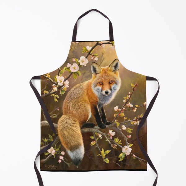 Artikelvorschau, Fuchs-Portrait. Frühlingsfuchs, Blumenfuchs, Fuchsmalerei, Raphael-Stil entworfen und verkauft von FoxVibes.