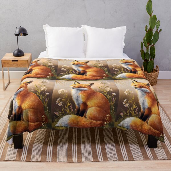 Artikelvorschau, Fuchs-Portrait. Frühlingsfuchs, Blumenfuchs, Fuchsmalerei, Raphael-Stil entworfen und verkauft von FoxVibes.