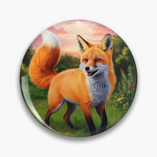 Artikelvorschau, Fuchs-Portrait. Frühlingsfuchs, Blumenfuchs, Fuchsmalerei, Raphael-Stil entworfen und verkauft von FoxVibes.
