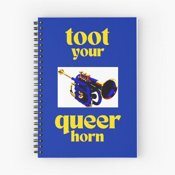 Item preview, Toot Your Queer Horn designed and sold by Devon Spier.