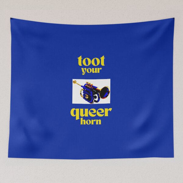 Item preview, Toot Your Queer Horn designed and sold by Devon Spier.