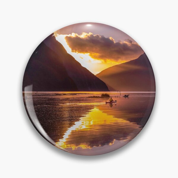 Item preview, Mitre Peak, Milford Sound, New Zealand, Sunset Reflections designed and sold by hwagemaker48.