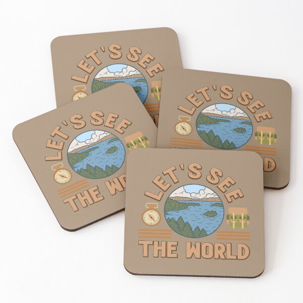 Item preview, Let's see the world Camping Club Green Therapy designed and sold by onzpacesdesign.