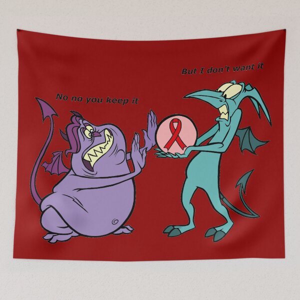 Item preview, Demon conversation “no no you keep it” “But I don’t want it” (Red) designed and sold by CaitlynConnor.