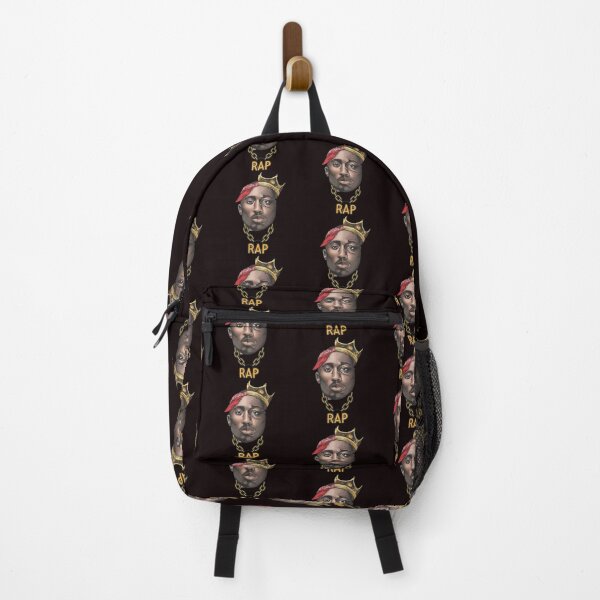 Tupac Amaru Shakur King of newest Rap backpack Smell Proof Compartments