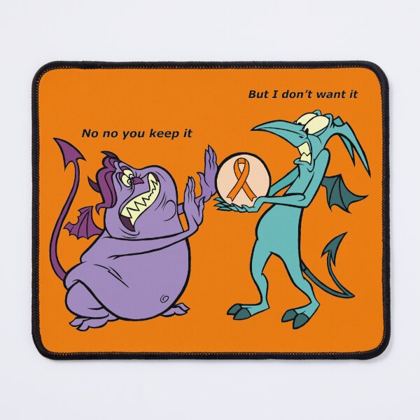Item preview, Demon conversation “no no you keep it” “But I don’t want it” (Orange) designed and sold by CaitlynConnor.