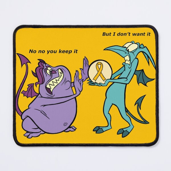 Item preview, Demon conversation “no no you keep it” “But I don’t want it” (Yellow) designed and sold by CaitlynConnor.