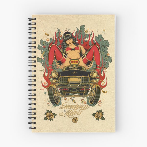 Item preview, Hot Rod Girl Print designed and sold by 76-Motors.