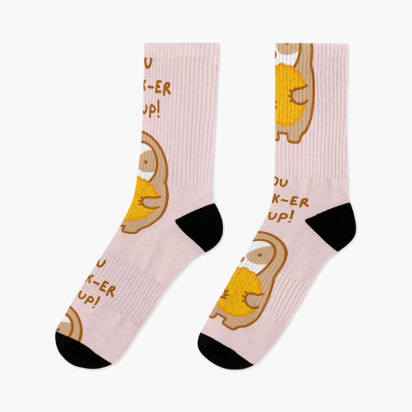 Item preview, You Crack Me Up Cheese Cracker Sandwich Sloth  designed and sold by theslothinme.