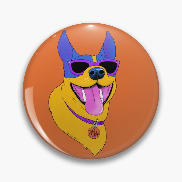 Item preview, Smiling Best Friend Dog designed and sold by DappledMoon.