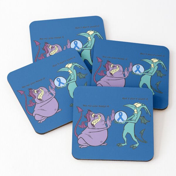Item preview, Demon conversation “no no you keep it” “But I don’t want it” (Blue) designed and sold by CaitlynConnor.