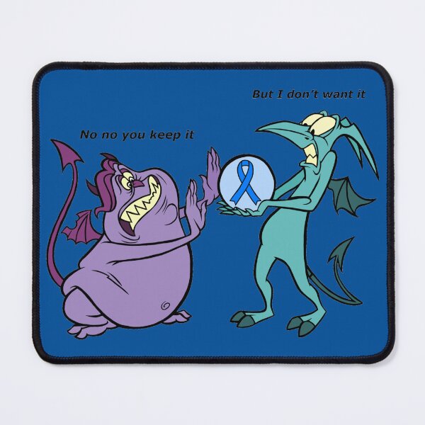 Item preview, Demon conversation “no no you keep it” “But I don’t want it” (Blue) designed and sold by CaitlynConnor.