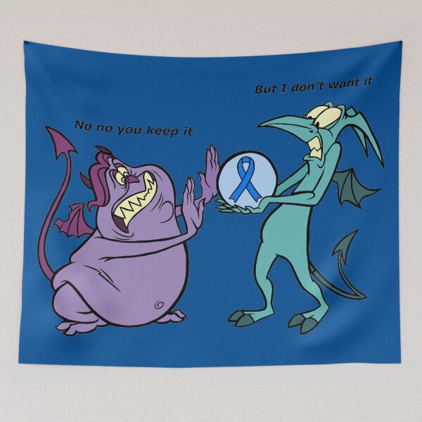 Item preview, Demon conversation “no no you keep it” “But I don’t want it” (Blue) designed and sold by CaitlynConnor.