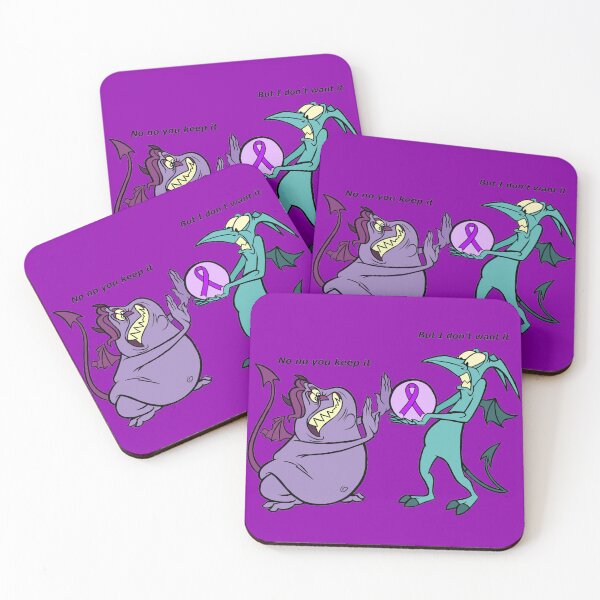 Item preview, Demon conversation “no no you keep it” “But I don’t want it” (Purple) designed and sold by CaitlynConnor.