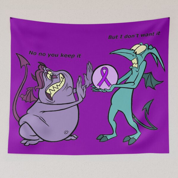 Item preview, Demon conversation “no no you keep it” “But I don’t want it” (Purple) designed and sold by CaitlynConnor.