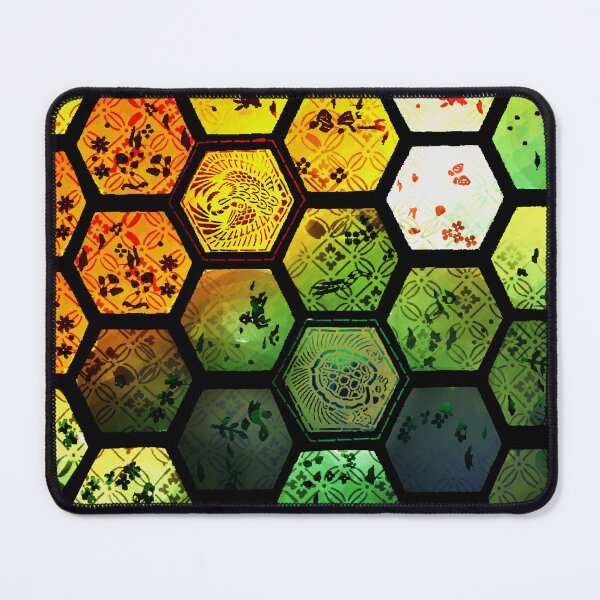 Item preview, Japanese Katagami Stencil Honey Comb designed and sold by ChidoriVintage.