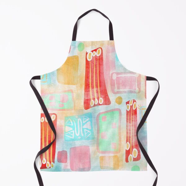Item preview, VÄRISATU Vivid Pastel Red and Turquoise Hues designed and sold by LuovaSieluART.
