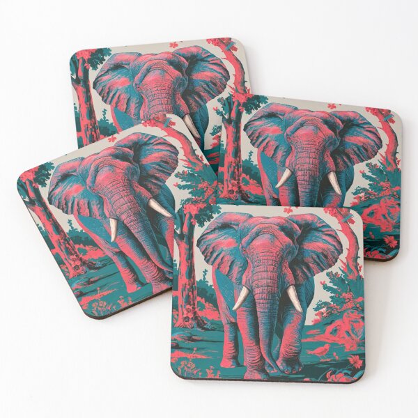 Item preview, Elephant Portrait. Fantasy elephant, Elephant painting, wild elephant, vintage elephant, Pieter Bruegel the Elder style designed and sold by ElephantVibes.