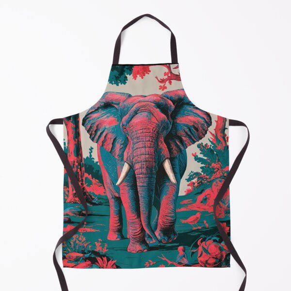 Item preview, Elephant Portrait. Fantasy elephant, Elephant painting, wild elephant, vintage elephant, Pieter Bruegel the Elder style designed and sold by ElephantVibes.