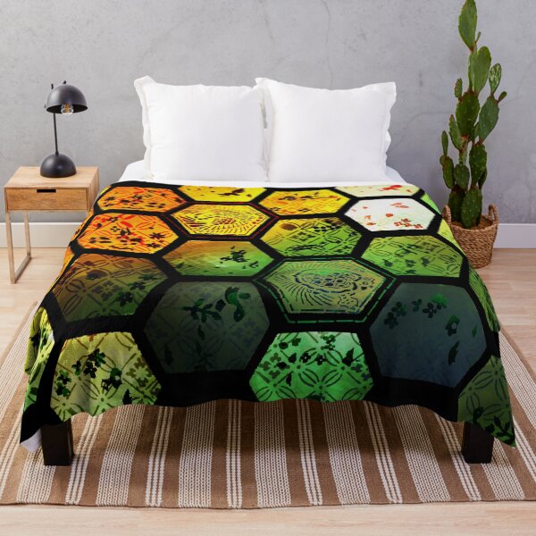 Item preview, Japanese Katagami Stencil Honey Comb designed and sold by ChidoriVintage.