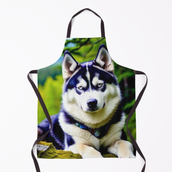 Item preview, Majestic Wilderness Encounter Husky Pup Nature's Splendor designed and sold by EnchantedVista.