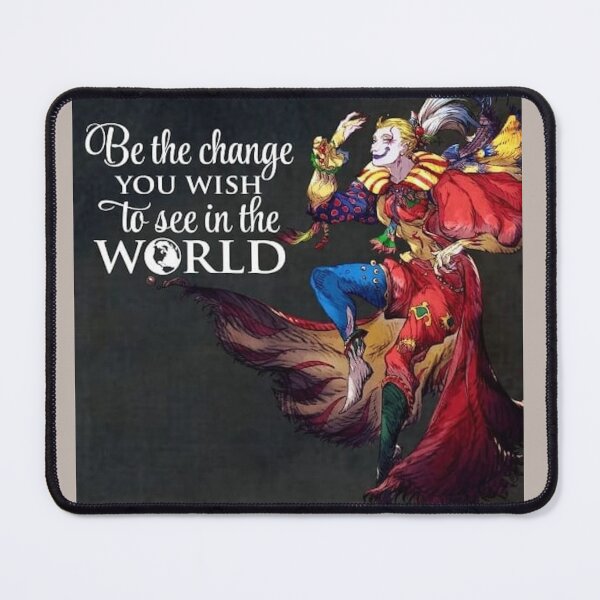 Item preview, Kefka FF6 Inspirational Ghandi designed and sold by Trauma Nicole.