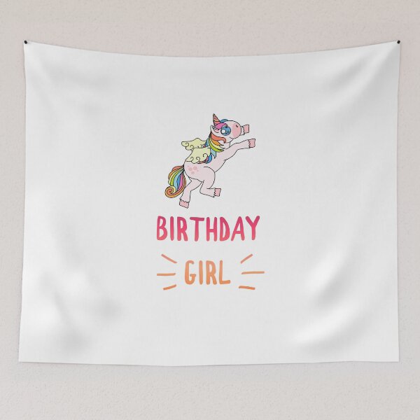 Item preview, Awesome Unicorn Birthday Girl Design #18 designed and sold by 198tees.