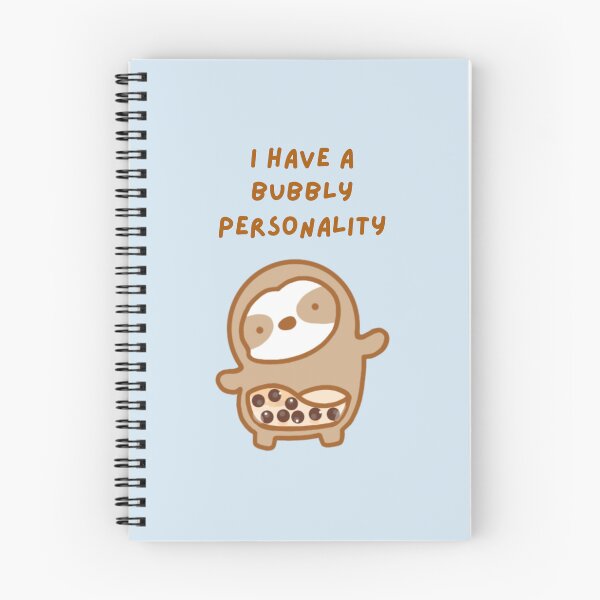 Item preview, Bubbly Personality Boba Sloth designed and sold by theslothinme.