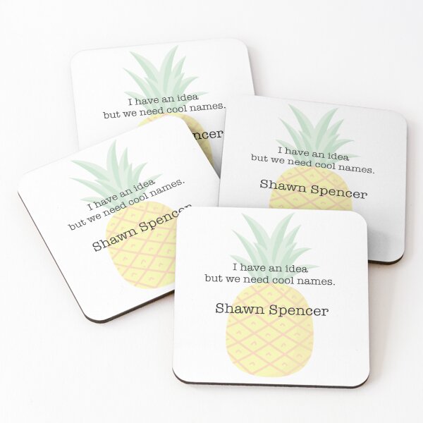Item preview, Shawn Spencer, cool names Quote designed and sold by FunandWhimsy.