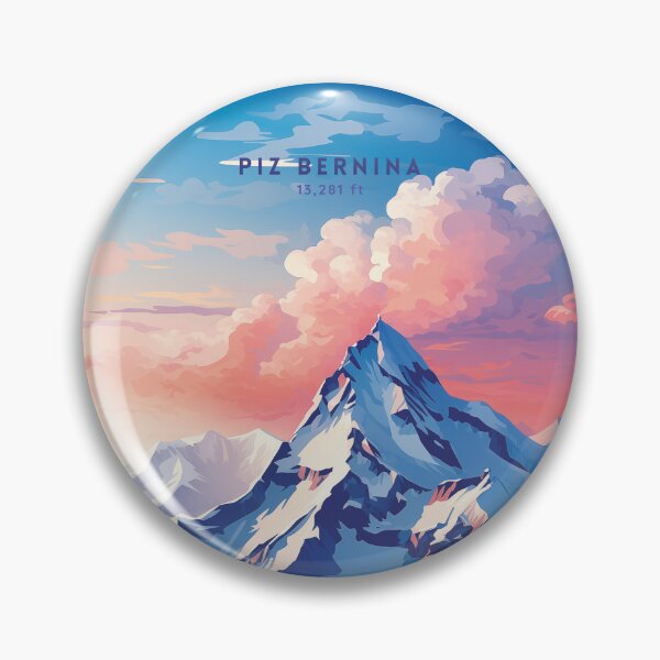 Item preview, Mount Piz Bernina Alpine Majesty designed and sold by NeuralVibe.