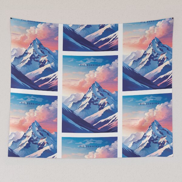 Item preview, Mount Piz Bernina Alpine Majesty designed and sold by NeuralVibe.