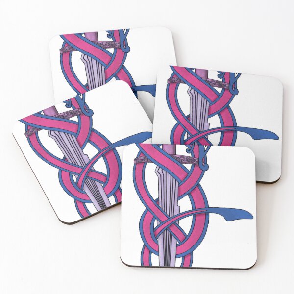 Item preview, Snake and dagger bi colours designed and sold by TheMissingMask.