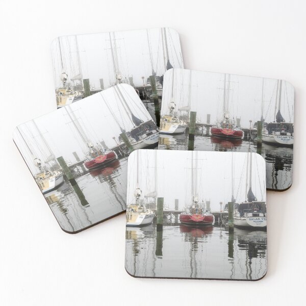 Item preview, Boats in Fog, Williamstown designed and sold by Kate Powick.