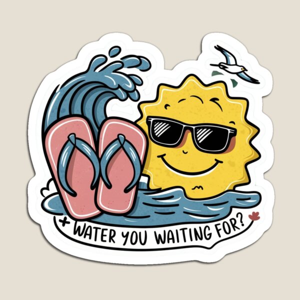 Item preview, Water You Waiting For Flip Flops designed and sold by Peter Stawicki.