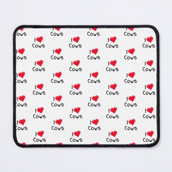Item preview, I Love Cows (Black Writing) designed and sold by Kaylews_Designs.
