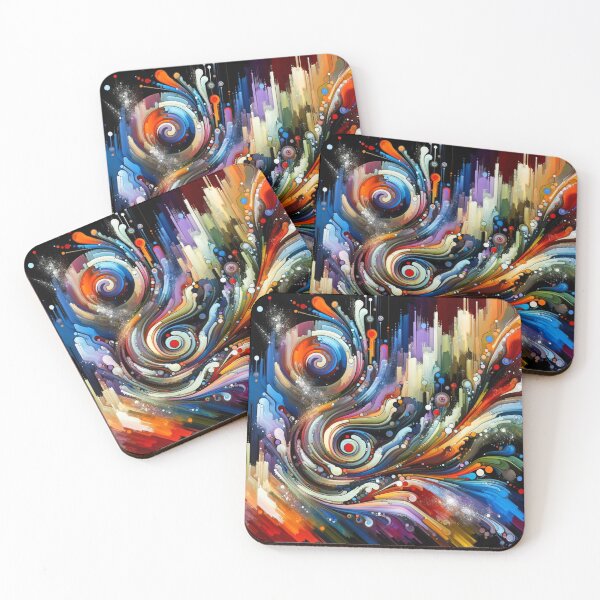 Item preview, Vibrant Abstract Burst designed and sold by BubandAika.