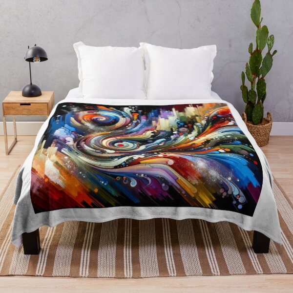 Item preview, Vibrant Abstract Burst designed and sold by BubandAika.