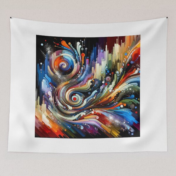 Item preview, Vibrant Abstract Burst designed and sold by BubandAika.