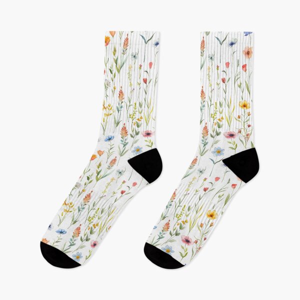 Item preview, Delicate Wildflower Watercolor Pattern designed and sold by CleverboyDsgns.