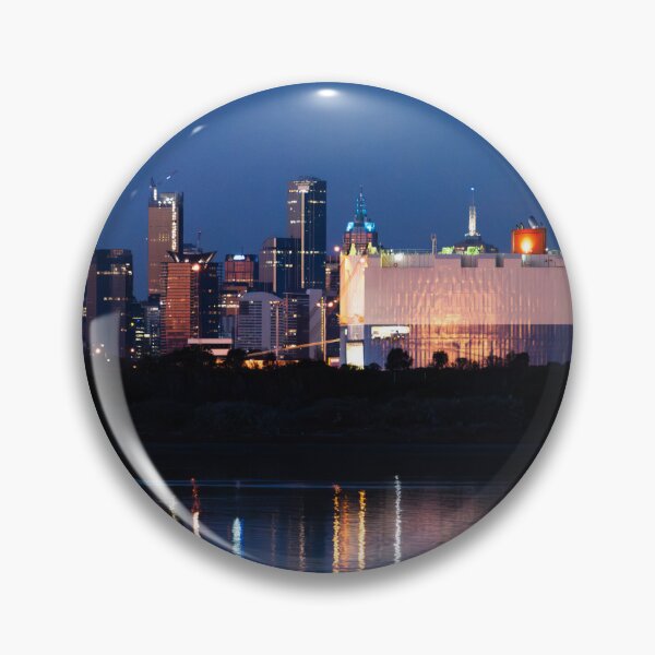 Item preview, Melbourne at Night From Williamstown designed and sold by Kate Powick.