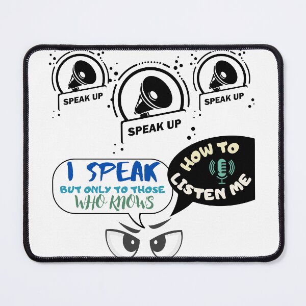 Item preview, Speak Up Now designed and sold by Quirky Dez.