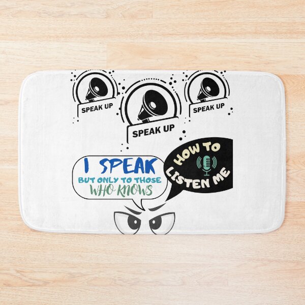 Item preview, Speak Up Now designed and sold by Quirky Dez.